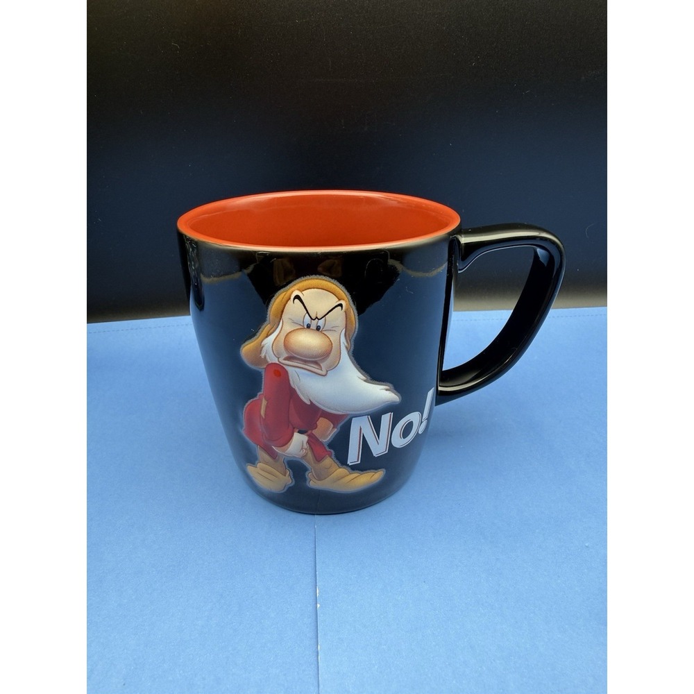Disney 3D Grumpy Dwarf No! Stubborn! 3D Coffee Mug Cup